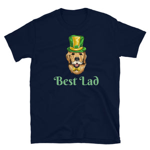 'Best Lad Lucky Golden Retriever Dog' Short-Sleeve Unisex T-Shirt