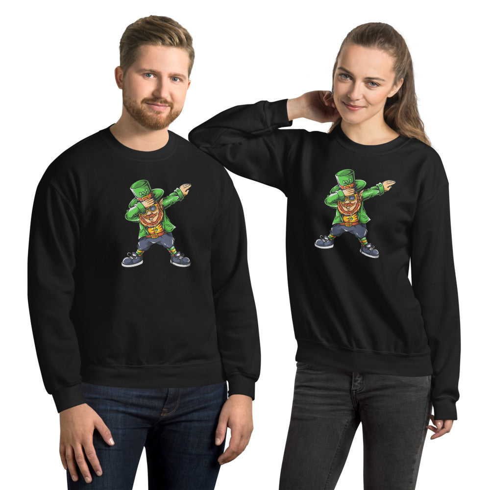 'Dabbing Leprechaun - St. Patrick's Day' Unisex Sweatshirt