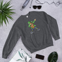 Load image into Gallery viewer, &#39;Dabbing Leprechaun - St. Patrick&#39;s Day&#39; Unisex Sweatshirt
