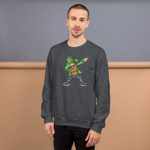 'Dabbing Leprechaun - St. Patrick's Day' Unisex Sweatshirt