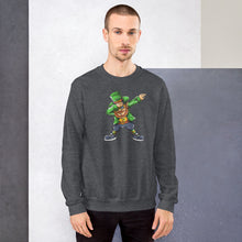 Load image into Gallery viewer, &#39;Dabbing Leprechaun - St. Patrick&#39;s Day&#39; Unisex Sweatshirt
