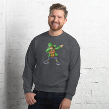 Load image into Gallery viewer, &#39;Dabbing Leprechaun - St. Patrick&#39;s Day&#39; Unisex Sweatshirt
