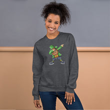 Load image into Gallery viewer, &#39;Dabbing Leprechaun - St. Patrick&#39;s Day&#39; Unisex Sweatshirt
