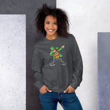 Load image into Gallery viewer, &#39;Dabbing Leprechaun - St. Patrick&#39;s Day&#39; Unisex Sweatshirt
