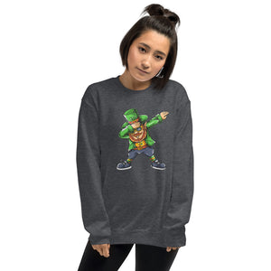 'Dabbing Leprechaun - St. Patrick's Day' Unisex Sweatshirt