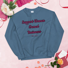 Load image into Gallery viewer, &#39;Support Women Owned Businesses&#39; Unisex Sweatshirt
