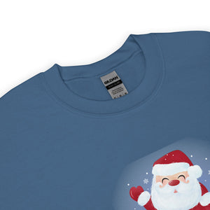 'Santa Coming Down The Chimney' Unisex Sweatshirt