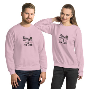 'Runs On Coffee & Red Wine' Unisex Sweatshirt