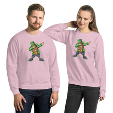 Load image into Gallery viewer, &#39;Dabbing Leprechaun - St. Patrick&#39;s Day&#39; Unisex Sweatshirt
