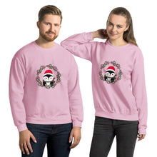 Load image into Gallery viewer, &#39;Penguin Wreath Holiday&#39; Unisex Sweatshirt
