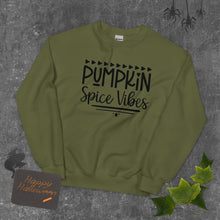 Load image into Gallery viewer, &#39;Pumpkin Spice Vibes&#39; Unisex Sweatshirt
