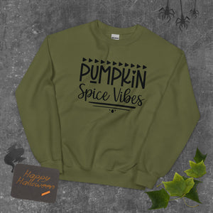 'Pumpkin Spice Vibes' Unisex Sweatshirt