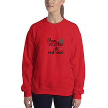 Load image into Gallery viewer, &#39;Runs On Coffee &amp; Red Wine&#39; Unisex Sweatshirt
