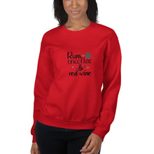 Load image into Gallery viewer, &#39;Runs On Coffee &amp; Red Wine&#39; Unisex Sweatshirt
