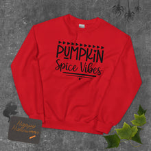 Load image into Gallery viewer, &#39;Pumpkin Spice Vibes&#39; Unisex Sweatshirt
