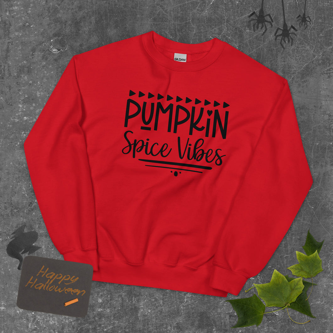 'Pumpkin Spice Vibes' Unisex Sweatshirt