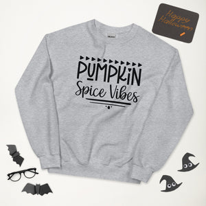 'Pumpkin Spice Vibes' Unisex Sweatshirt