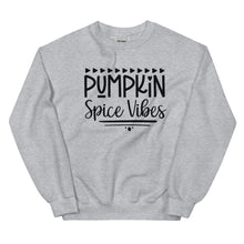 Load image into Gallery viewer, &#39;Pumpkin Spice Vibes&#39; Unisex Sweatshirt
