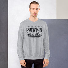 Load image into Gallery viewer, &#39;Pumpkin Spice Vibes&#39; Unisex Sweatshirt
