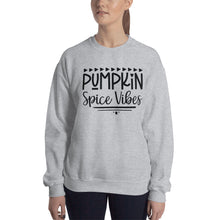 Load image into Gallery viewer, &#39;Pumpkin Spice Vibes&#39; Unisex Sweatshirt
