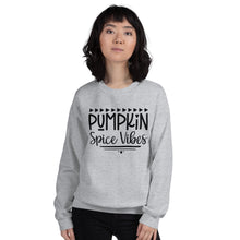 Load image into Gallery viewer, &#39;Pumpkin Spice Vibes&#39; Unisex Sweatshirt
