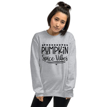 Load image into Gallery viewer, &#39;Pumpkin Spice Vibes&#39; Unisex Sweatshirt
