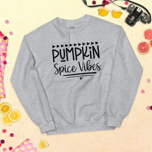 'Pumpkin Spice Vibes' Unisex Sweatshirt