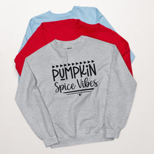 Load image into Gallery viewer, &#39;Pumpkin Spice Vibes&#39; Unisex Sweatshirt
