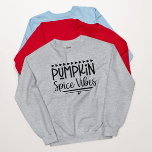 'Pumpkin Spice Vibes' Unisex Sweatshirt