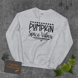 'Pumpkin Spice Vibes' Unisex Sweatshirt