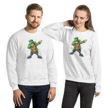 Load image into Gallery viewer, &#39;Dabbing Leprechaun - St. Patrick&#39;s Day&#39; Unisex Sweatshirt
