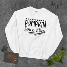 Load image into Gallery viewer, &#39;Pumpkin Spice Vibes&#39; Unisex Sweatshirt
