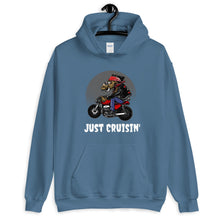 Load image into Gallery viewer, &#39;Just Cruisin&#39; Motorcycle Hog&#39; Unisex Hoodie
