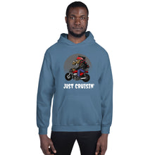 Load image into Gallery viewer, &#39;Just Cruisin&#39; Motorcycle Hog&#39; Unisex Hoodie
