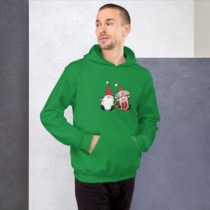 'Merry Christmas Gnome Couple' Unisex Hoodie