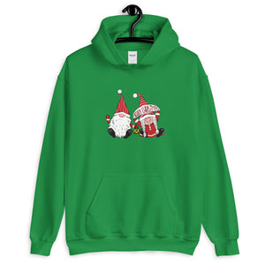 'Merry Christmas Gnome Couple' Unisex Hoodie