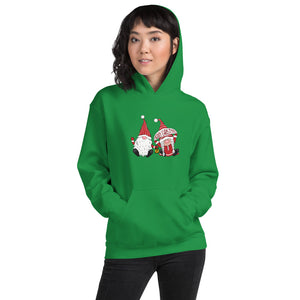 'Merry Christmas Gnome Couple' Unisex Hoodie