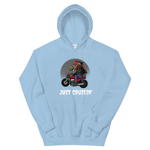 'Just Cruisin' Motorcycle Hog' Unisex Hoodie