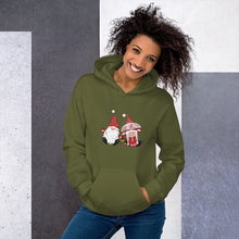 Load image into Gallery viewer, &#39;Merry Christmas Gnome Couple&#39; Unisex Hoodie
