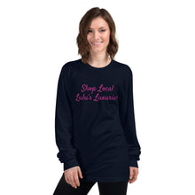 Load image into Gallery viewer, ‘Shop Local Lulu’s Luxuries’ Made in USA Long sleeve unisex t-shirt
