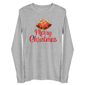 'Merry Christmas Bells' Unisex Long Sleeve Tee