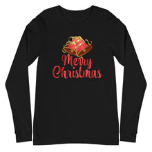 Load image into Gallery viewer, &#39;Merry Christmas Bells&#39; Unisex Long Sleeve Tee
