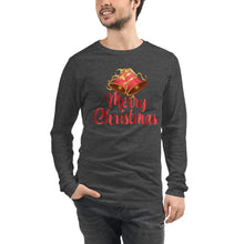 Load image into Gallery viewer, &#39;Merry Christmas Bells&#39; Unisex Long Sleeve Tee
