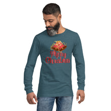 Load image into Gallery viewer, &#39;Merry Christmas Bells&#39; Unisex Long Sleeve Tee
