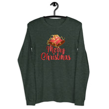 Load image into Gallery viewer, &#39;Merry Christmas Bells&#39; Unisex Long Sleeve Tee
