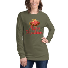 Load image into Gallery viewer, &#39;Merry Christmas Bells&#39; Unisex Long Sleeve Tee
