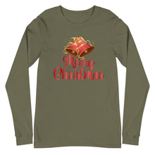 Load image into Gallery viewer, &#39;Merry Christmas Bells&#39; Unisex Long Sleeve Tee
