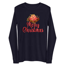 Load image into Gallery viewer, &#39;Merry Christmas Bells&#39; Unisex Long Sleeve Tee
