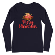 Load image into Gallery viewer, &#39;Merry Christmas Bells&#39; Unisex Long Sleeve Tee
