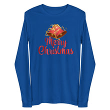 Load image into Gallery viewer, &#39;Merry Christmas Bells&#39; Unisex Long Sleeve Tee
